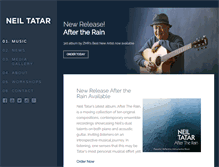 Tablet Screenshot of neiltatar.com